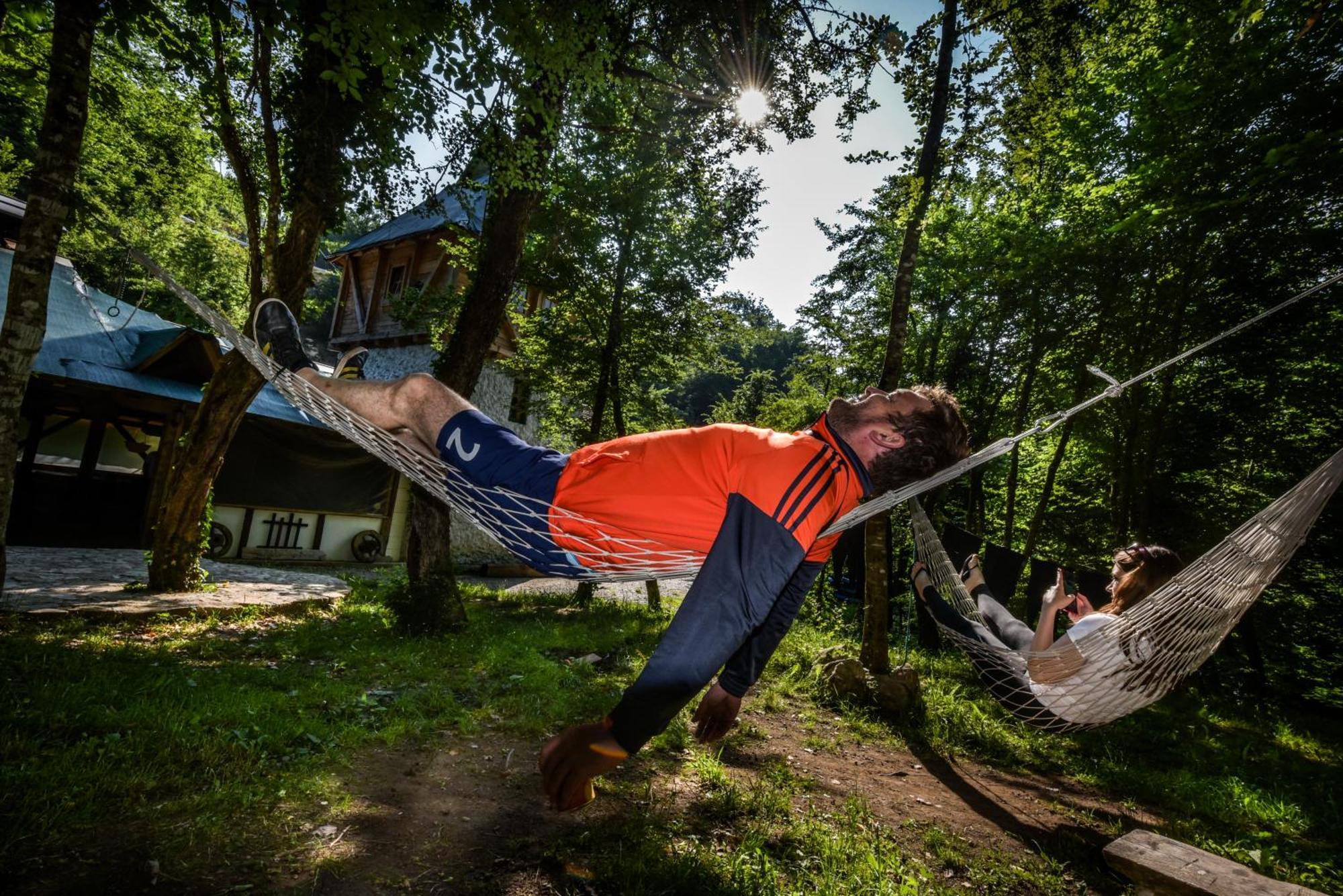 Camp Divlja Rijeka Hotell Hum Exteriör bild